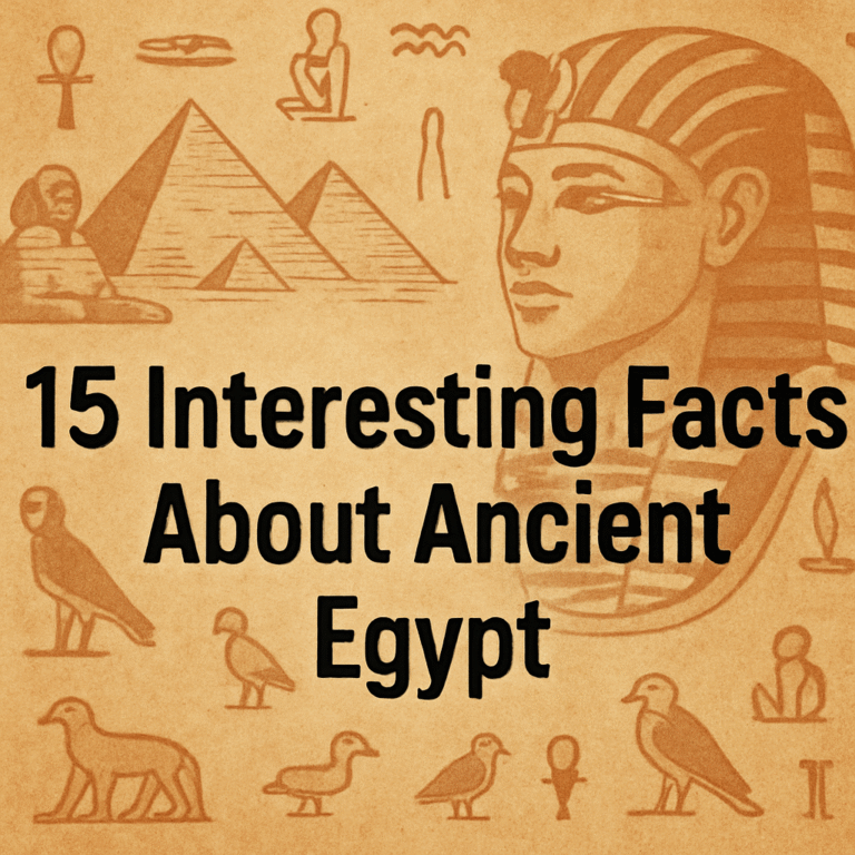 15 Interesting Facts About Ancient Egypt