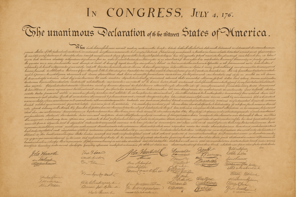Declaration of Independence
How Old Is the United States? Different Ways to Count America's Age