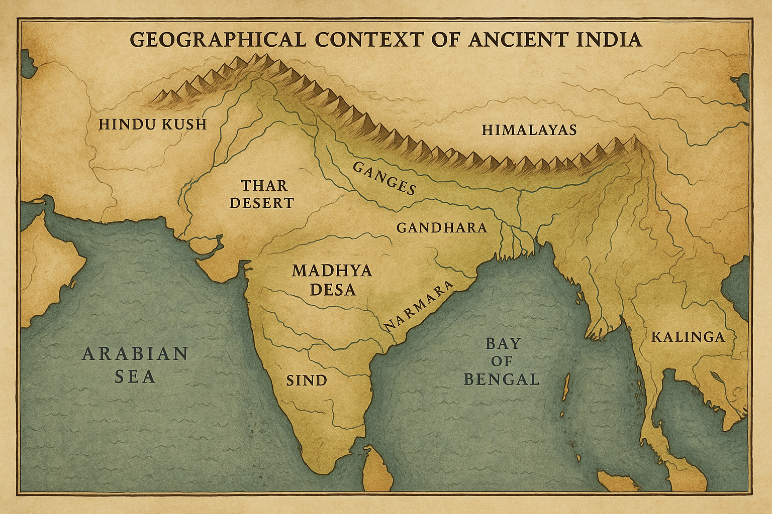 Geographical Context of Ancient India