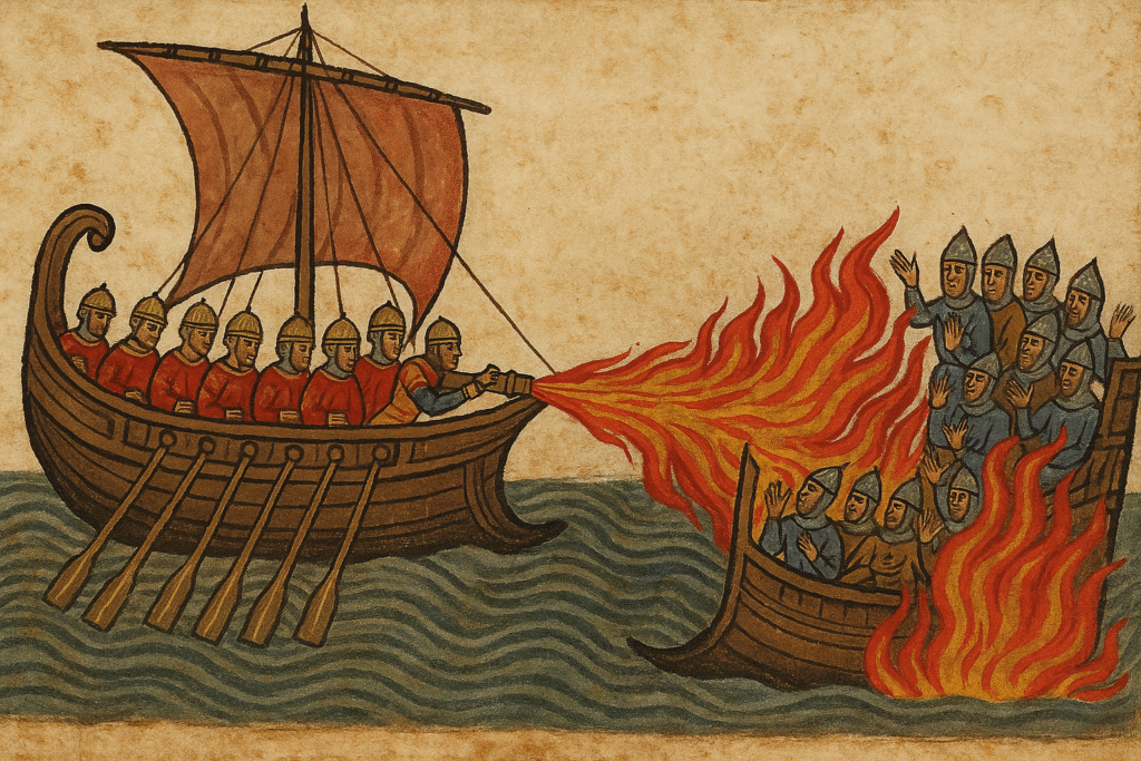 Greek Fire The Medieval Superweapon
